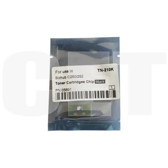 Чип картриджа для KONICA MINOLTA Bizhub C250/C252 (CET) Black, (WW), 20000 стр., CET5691 - изображение 3 | cetgroupco.kz