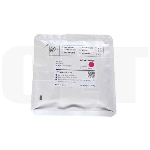 Девелопер для KONICA MINOLTA Bizhub C258/C308/C368 (CET) Magenta, 200г, 600000 стр., CET171017 - изображение 5 | cetgroupco.kz