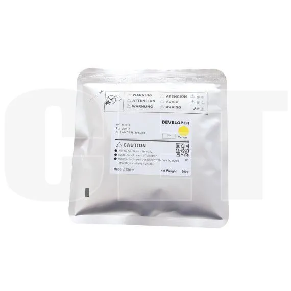 Девелопер для KONICA MINOLTA Bizhub C258/C308/C368 (CET) Yellow, 200г, 600000 стр., CET171018 - изображение 3 | CS-Cart