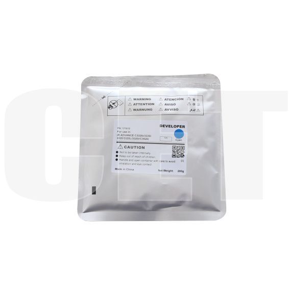 Девелопер для CANON iR ADVANCE C3320/3325i/3330/3525i/3530i (CET) Cyan, 200г, 240000 стр., CET171012 - изображение 1 | CS-Cart