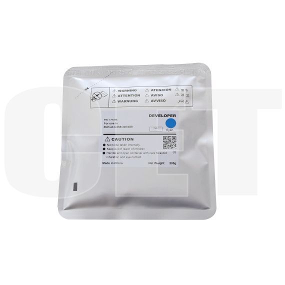 Девелопер для KONICA MINOLTA Bizhub C258/C308/C368 (CET) Cyan, 200г, 600000 стр., CET171016 - изображение 5 | cetgroupco.kz