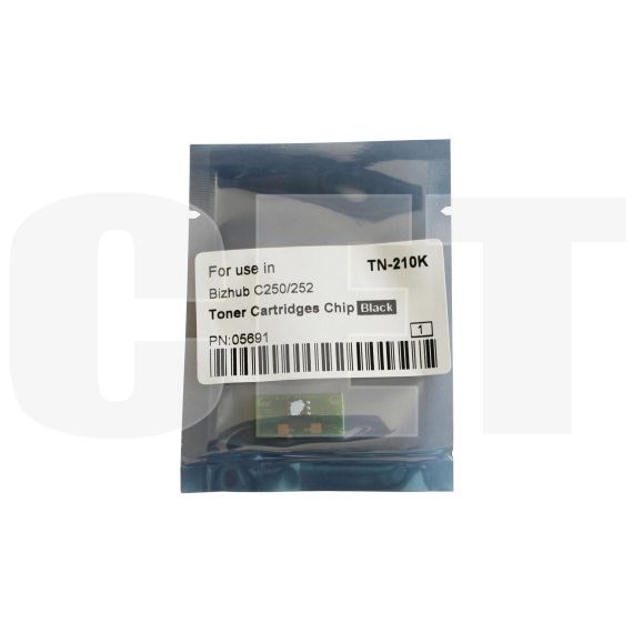 Чип картриджа для KONICA MINOLTA Bizhub C250/C252 (CET) Black, (WW), 20000 стр., CET5691 - изображение 3 | cetgroupco.kz