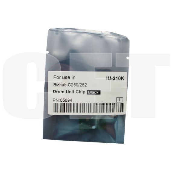 Чип драм-юнита для KONICA MINOLTA Bizhub C250/C252 (CET) Black, (WW), 70000 стр., CET5694 - изображение 3 | cetgroupco.kz