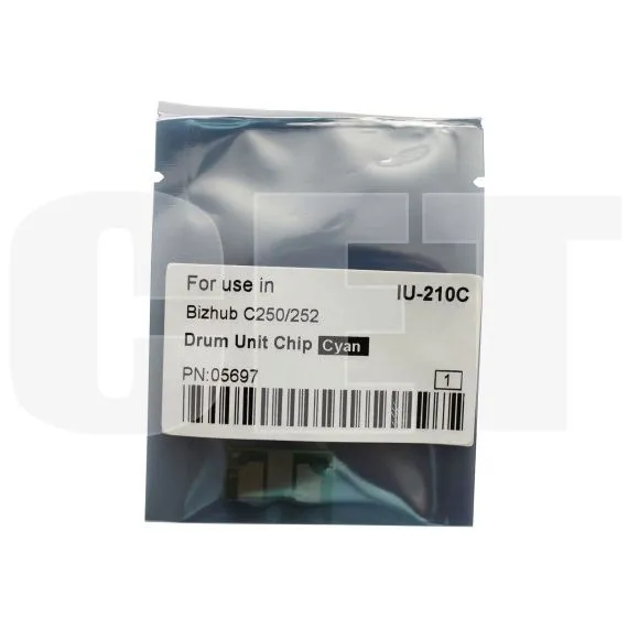 Чип драм-юнита для KONICA MINOLTA Bizhub C250/C252 (CET) Cyan, (WW), 45000 стр., CET5697 - изображение 5 | cetgroupco.kz