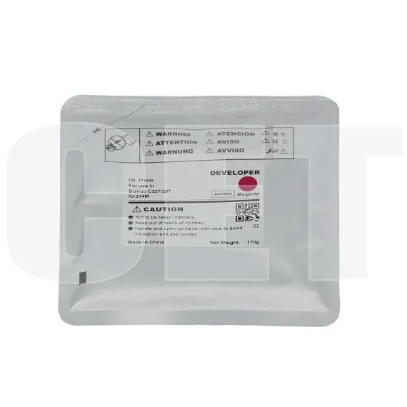 Девелопер IU-214M для KONICA MINOLTA Bizhub C227/C287 (CET) Magenta, 170г, 90000 стр., CET171039 - изображение 5 | cetgroupco.kz
