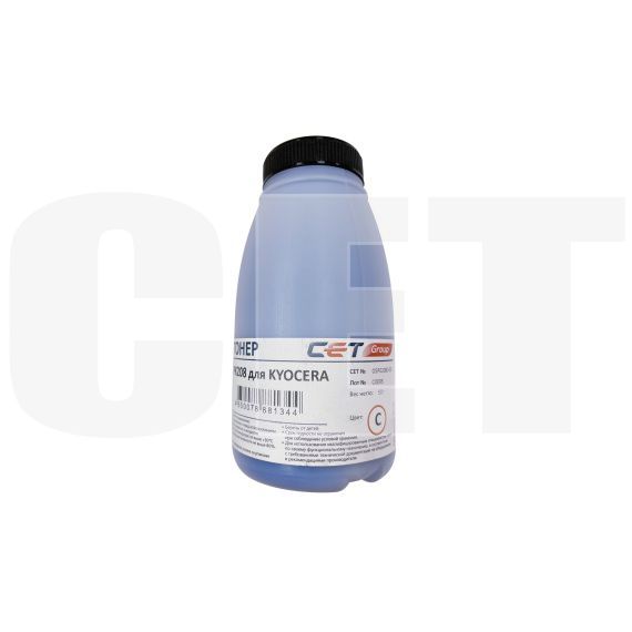 Тонер PK208 для KYOCERA ECOSYS M5521cdn/M5526cdw/P5021cdn/P5026cdn (Japan) Cyan, 50г/бут, (унив.), OSP0208C-50 - изображение 3 | cetgroupco.kz