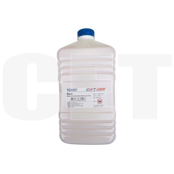 Тонер Type 516 для RICOH Aficio MPC2030/4000/5000 (Japan) Magenta, 500г/бут, (унив.), CET8071500 - изображение 3 | cetgroupco.kz