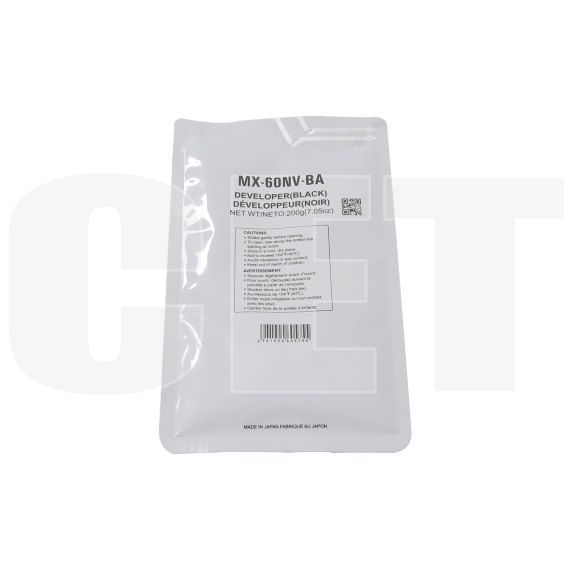 Девелопер MX-60NVBA для SHARP MX-3050N/4050N/5070N/C3081R/C5081D (CET) Black, 200г, 500000 стр., CET171009 - изображение 5 | cetgroupco.kz