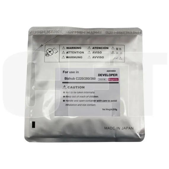 Девелопер для KONICA MINOLTA Bizhub C220/C280/C360 (CET) Magenta, 210г/пак, 114000 стр., CET8434 - изображение 5 | cetgroupco.kz