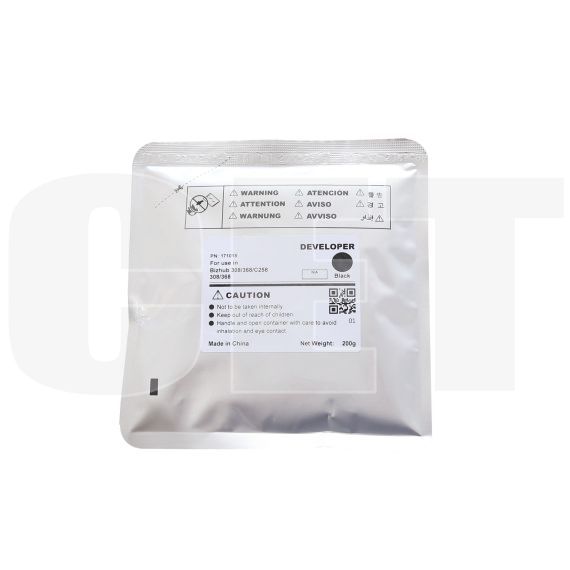 Девелопер для KONICA MINOLTA Bizhub 308/368/C258/C308/C368 (CET) Black, 200г, 600000 стр., CET171015 - изображение 5 | cetgroupco.kz