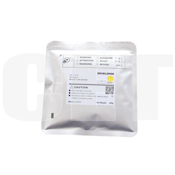 Девелопер для KONICA MINOLTA Bizhub C258/C308/C368 (CET) Yellow, 200г, 600000 стр., CET171018 - изображение 5 | cetgroupco.kz