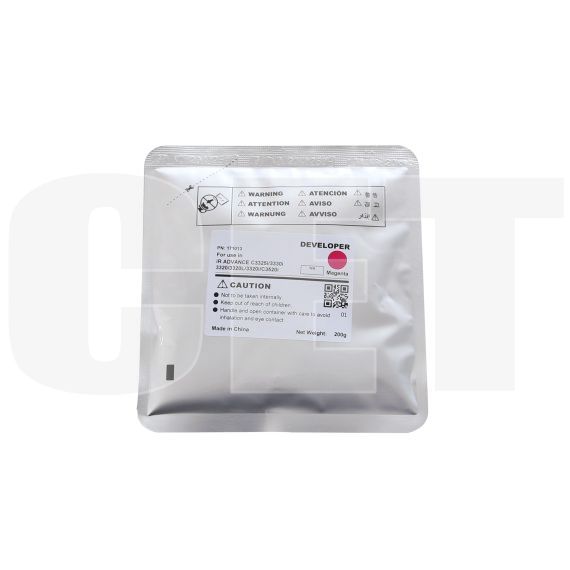 Девелопер для CANON iR ADVANCE C3320/3325i/3330/3525i/3530i (CET) Magenta, 200г, 240000 стр., CET171013 - изображение 5 | cetgroupco.kz