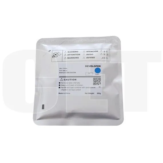 Девелопер для KONICA MINOLTA Bizhub C258/C308/C368 (CET) Cyan, 200г, 600000 стр., CET171016 - изображение 5 | cetgroupco.kz