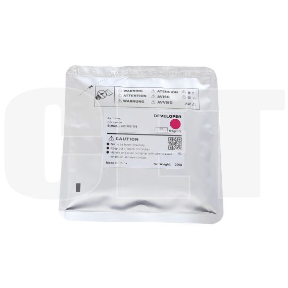 Девелопер для KONICA MINOLTA Bizhub C258/C308/C368 (CET) Magenta, 200г, 600000 стр., CET171017 - изображение 5 | cetgroupco.kz
